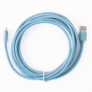 果立方蘋果數據線 為iPhone 5/5s及iPad 5設計的3米天藍色充電伴侶